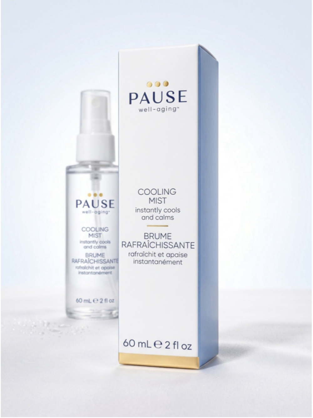 Pause Well-Aging Cooling Mist Instantly Cools and Calms 2 fl oz BNIB